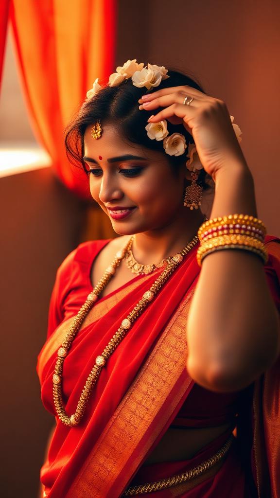 Mehendi morning styling